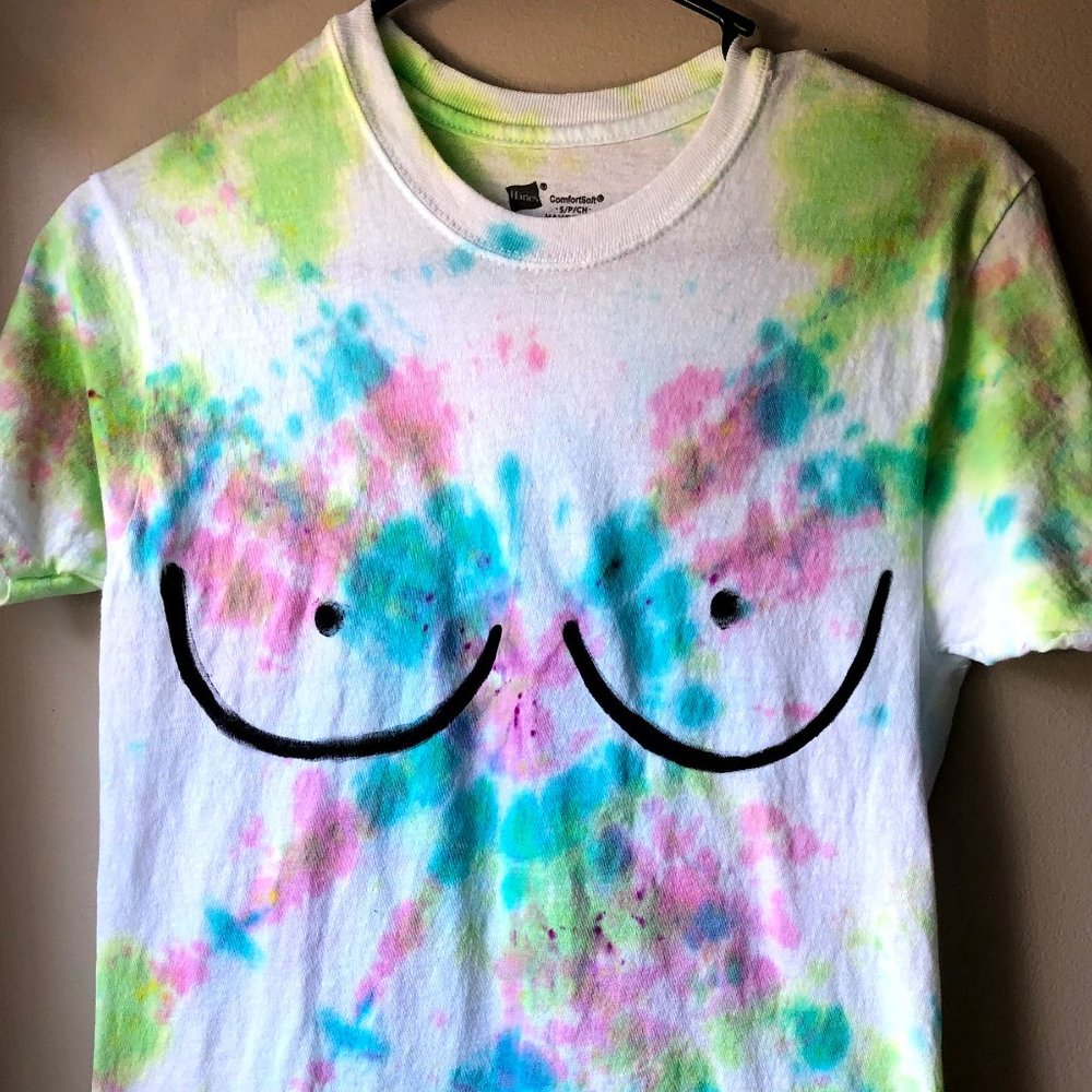 Boobies Tie Dye Tee
